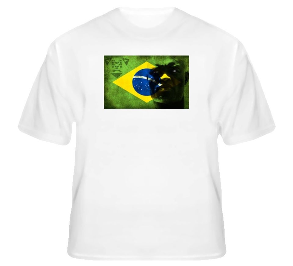 anderson spider silva ufc brazil t shirt