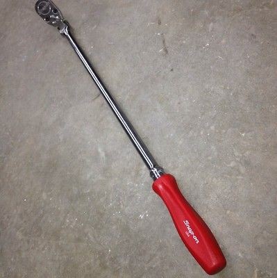   Tools 1/2 Long Flex Head Ratchet Screwdriver Type Hard Handle RED