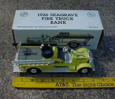 ertl 1 30 1926 seagrave fire truck virginville pa 9090