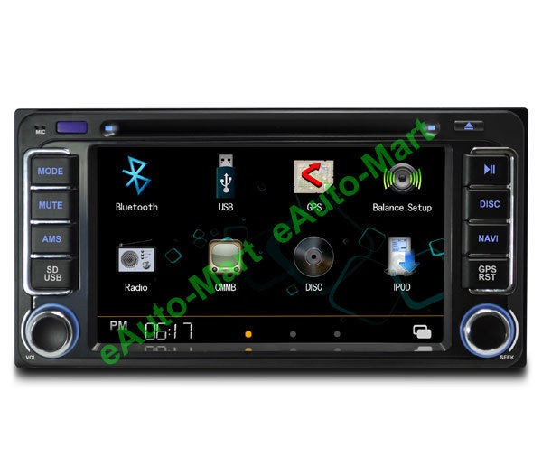 TOYOTA COROLLA EX 2002 2006 In dash GPS Navi Special Custom Car DVD 