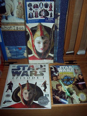 STAR WARS 3 PIECE FAN PACK (NEW) WALL PEEL N STICK,DICTIONA​RY BOOK 