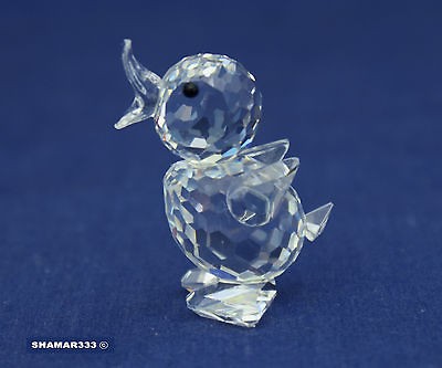 SWAROVSKI CRYSTAL MINI DRAKE DUCK BIRD SIGNED PERFECT RETIRED