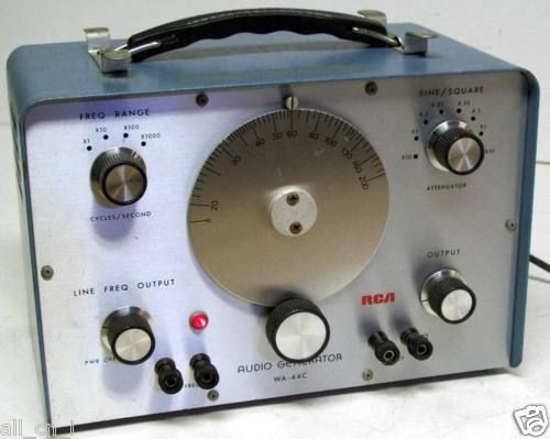 rca wa 44c 20hz 2mhz audio generator 