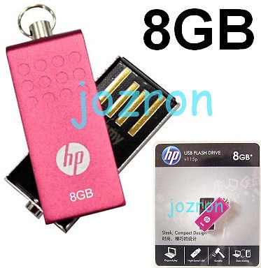 hp v115p 8gb 8g usb flash pen drive memory disk