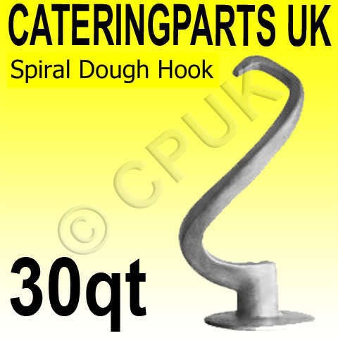 30 qt quart dough mixing hook for hobart 30qt mixers