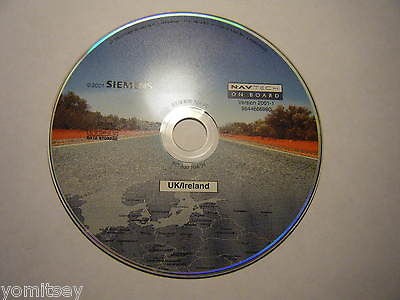 PEUGEOT SAT NAV SATELLITE NAVIGATION CD ROM DISC UNITED KINGDOM/IRELAN 