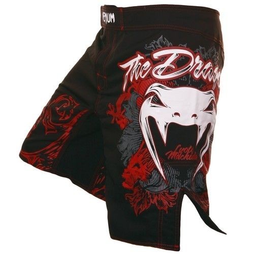 VENUM UFC 140 LYOTO MACHIDA THE DRAGON SHORTS BLACK SIZES XS, S, M, L 