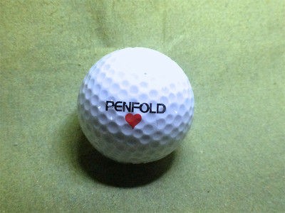 007 James Bond, Goldfinger, Penfold Hearts Golf Ball, Must Have 