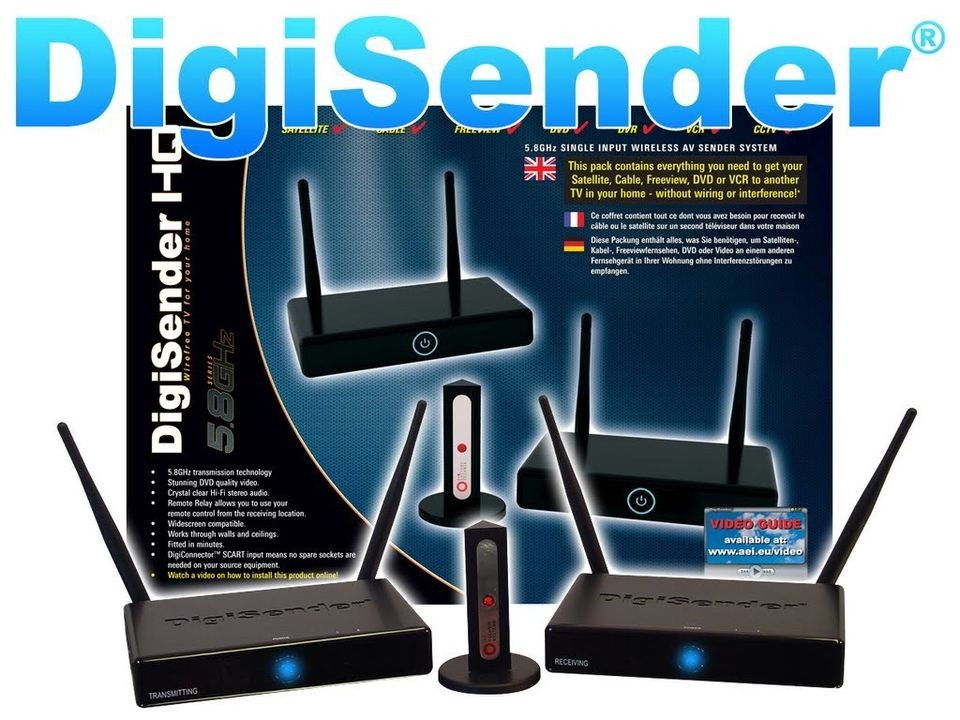   video sender  104 80  wireless sender units fwo 5