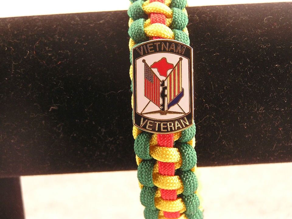 paracord bracelet vietnam pin  12 90 or