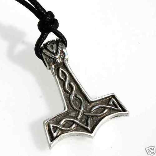 39k pewter viking thors thor s hammer mjolnir pendant time