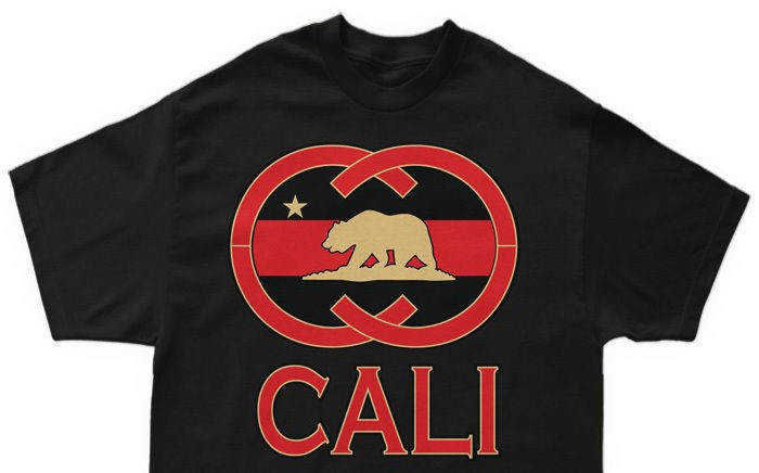 Cali California Cal Republic T Shirt GUCCI L XL 2X 3X 4x Designer 