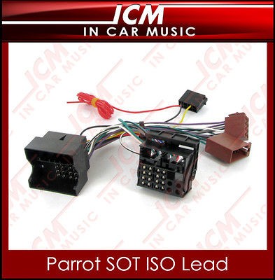 VW Touareg Passat Bluetooth Parrot SOT Lead T Harness Car ISO Wiring 