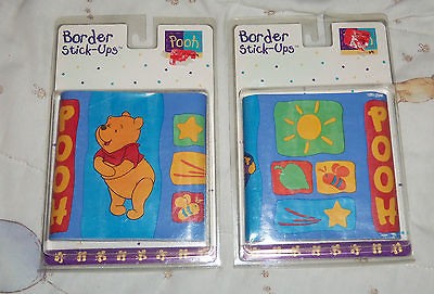 WALLPAPER BORDER STICK UPS CHILDRENS WINNIE THE POOH BORDER 