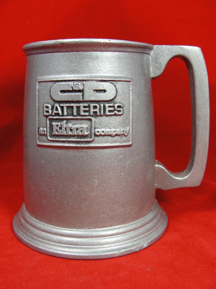   Eltra Advertising RWP Wilton Pewter Tankard Mug 4.75 Columbia