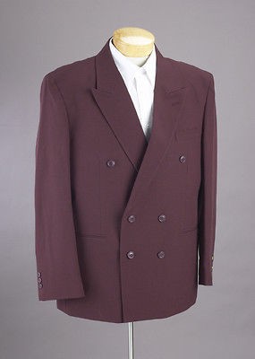 Newly listed New Mens Maroon/Burgund​y DB Dress Suit 60L 60 L Long
