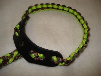   Handmade 550 Paracord Mathews Z7 Bow Wrist Sling Lost Camo & Green