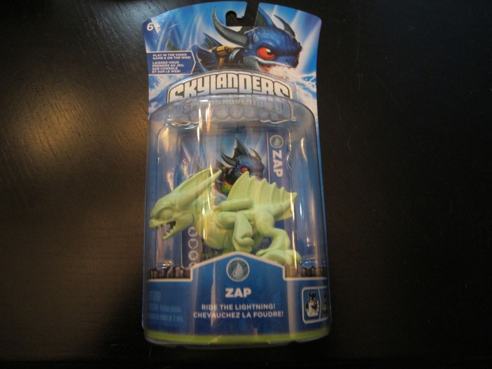 BRAND NEW SKYLANDERS SPYROS ADVENTURE GLOW IN THE DARK ZAP FIGURE