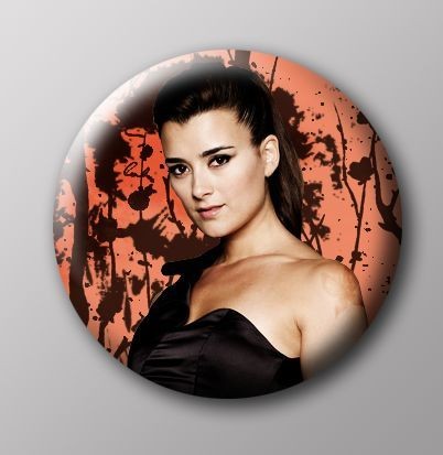 ncis ziva david button badge 25mm from australia time left