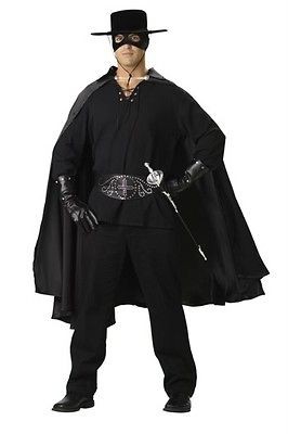 zorro bandido bandit cape 7 pc costume new ic1031