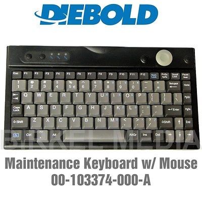 DIEBOLD ATM Operator Qwerty Maintenance Keyboard with Mouse 00 103374 