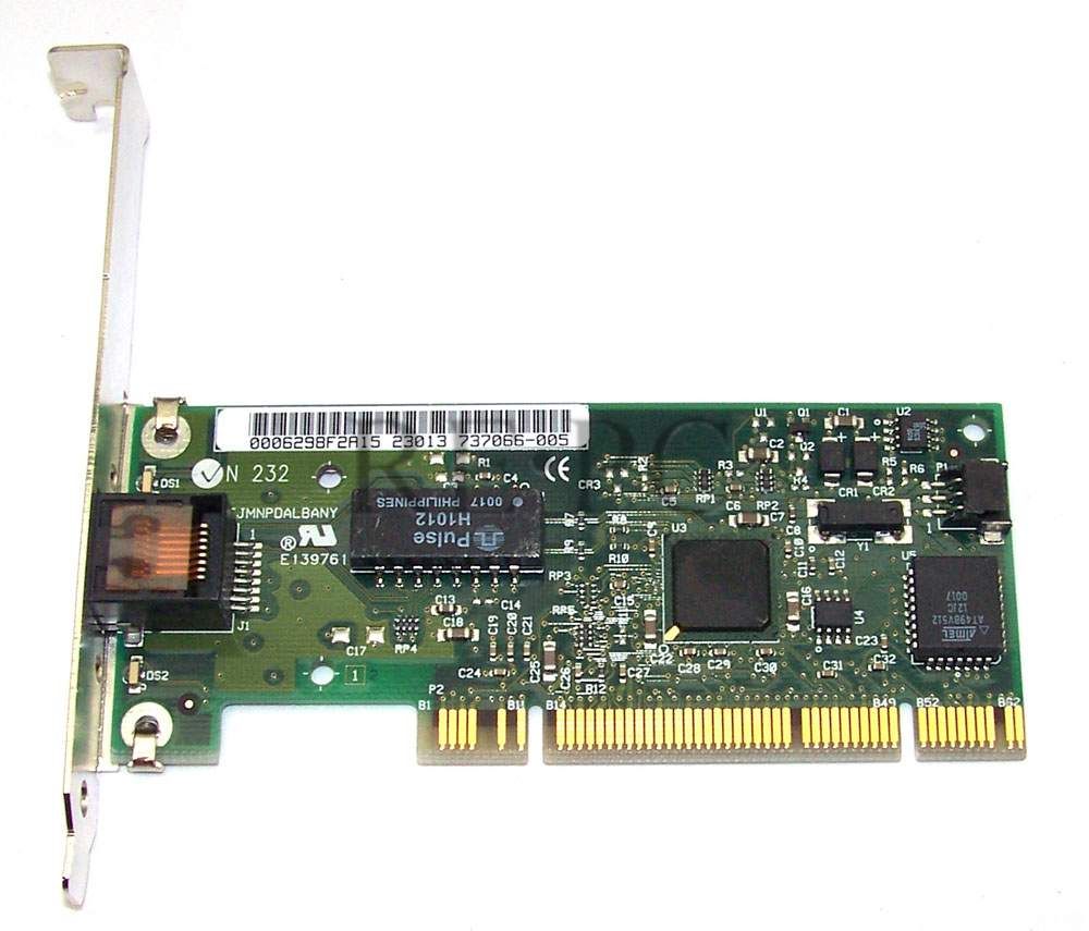 intel albany pci fast ethernet card 10 100 used for use in computers 