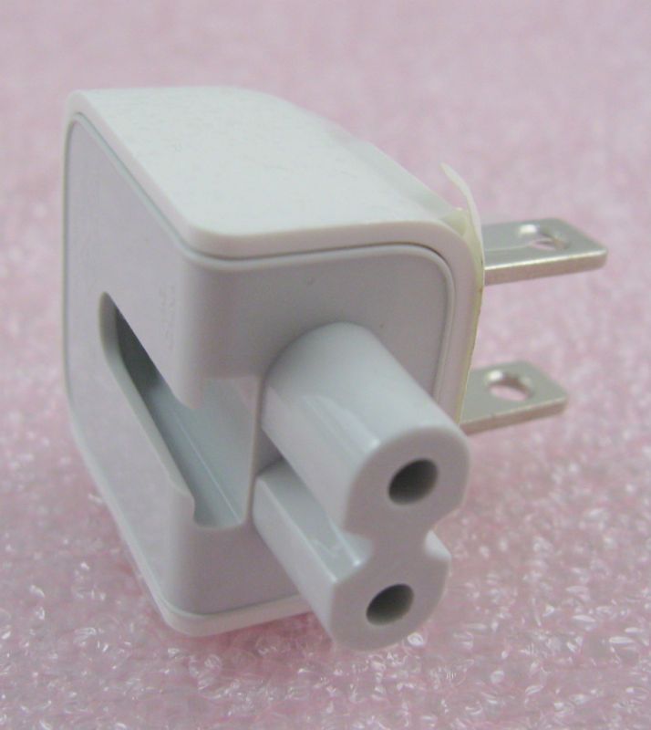 Apple Power Adapter 2 Prong Wall Plug Duck Head Brick