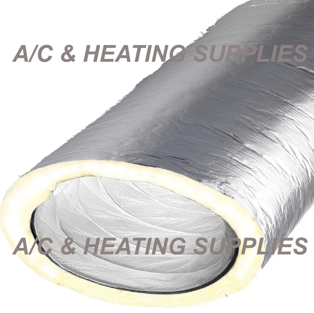   Insulated Flexible Duct R6 Insulation Code Each 25 Feet Long