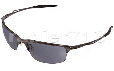 New Oakley Half Wire 2 0 Sunglasses Black Chrome Grey