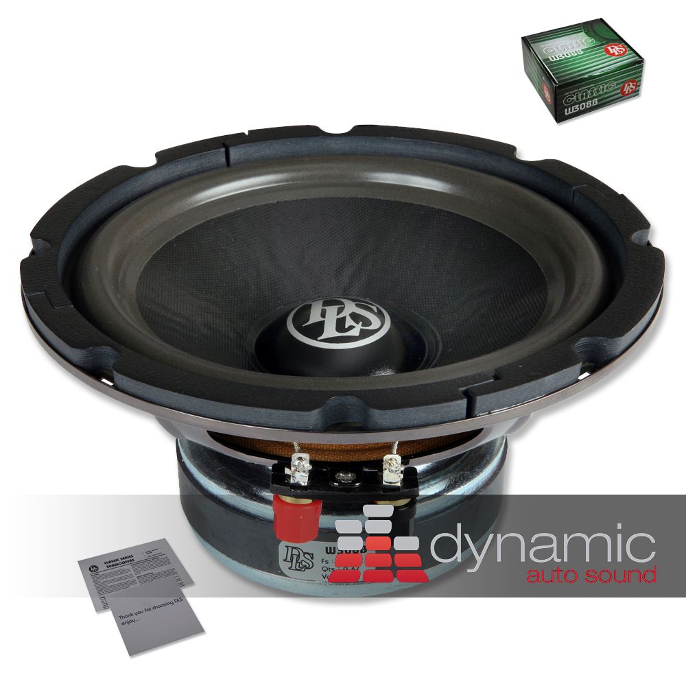 DLS W308B Car Subwoofer 8 Single 4 Ohm Classic W308B