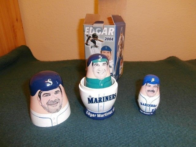 Numbered Edgar Martinez Seattle Mariners Babooshkah Nesting Dolls 87 