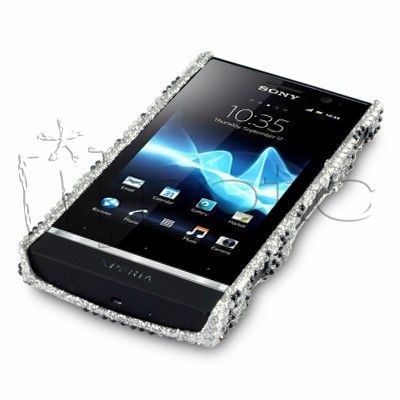 carcasa tipo diamantes para sony ericsson xperia u st25i modelo cebra