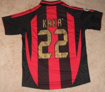 Mens Bwin Kaka Soccer Jersey Shirt AC Milan Football