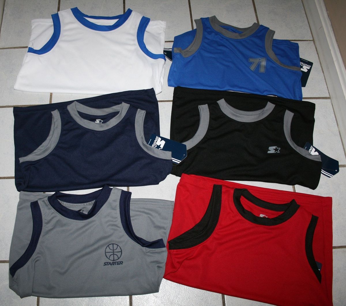 Boys Starter Active Solid Tank Several Colors Various Sizes