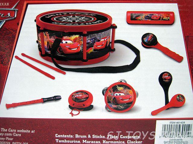 Disney Pixar Cars Lighning McQueen Party Band Musical Toy Instruments 