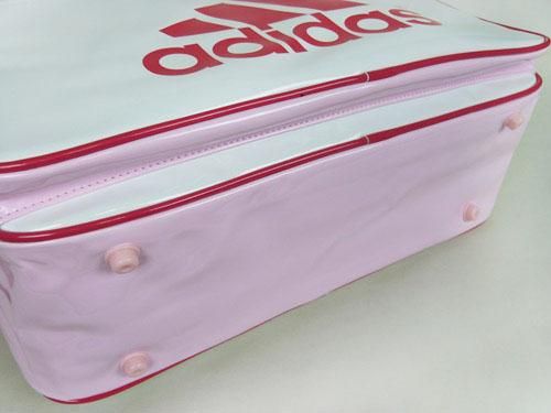 Adidas New Big Size Shoulder Messenger Bag White Pink Officail Item PU 