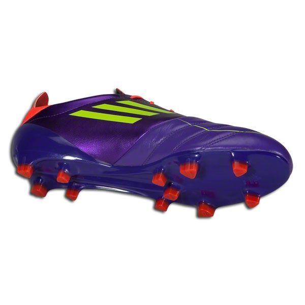 Adidas F50 Adizero TRX FG Leather Anodized Purple Electricity Infrared 