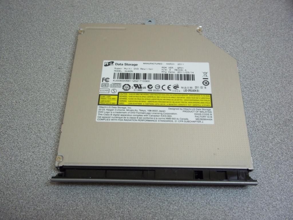 HP EliteBook 2540p DVD±RW Burner Drive Ad 7930H 598776 001