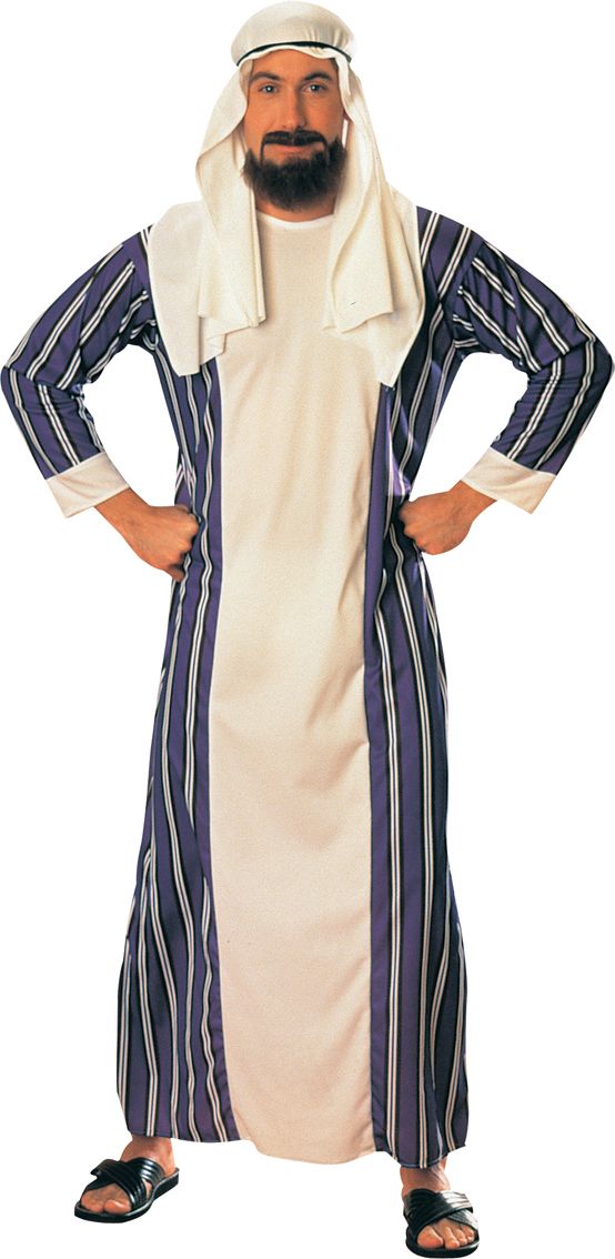Adults Sheik Arab Arabian Ali Baba Fancy Dress Costume