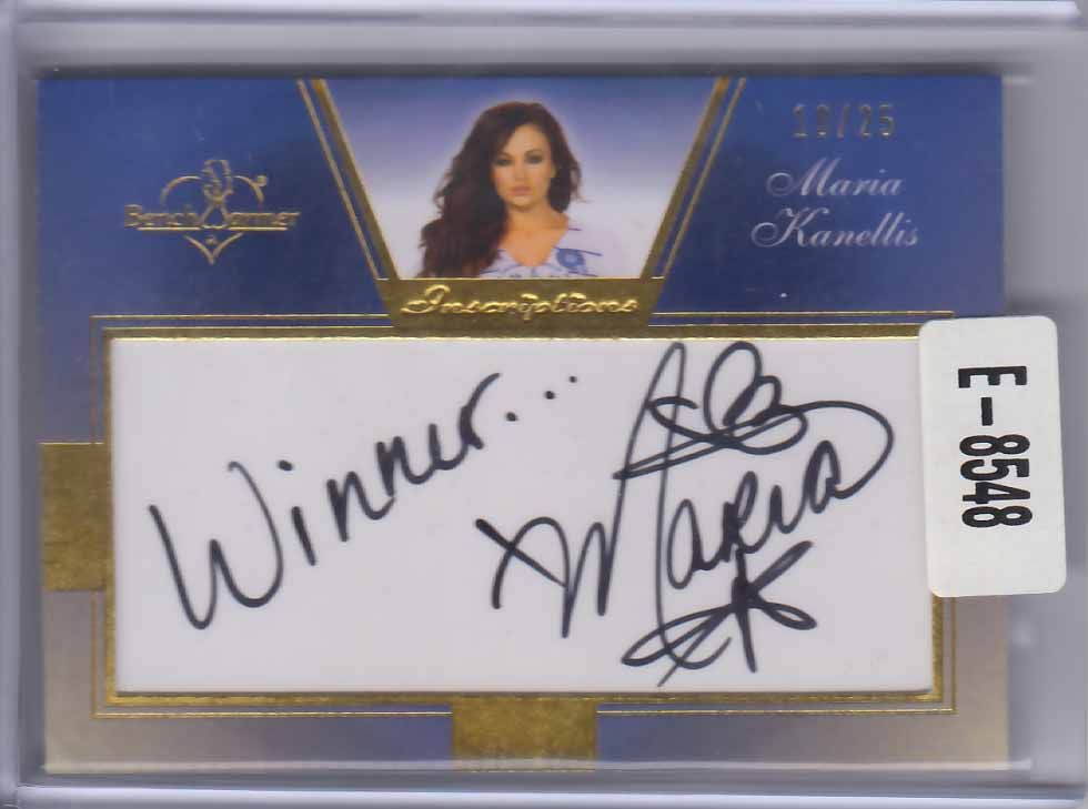 8548_2011_Benchwarmer_Premium_Maria_Kanellis_Inscription_Auto_10 25 