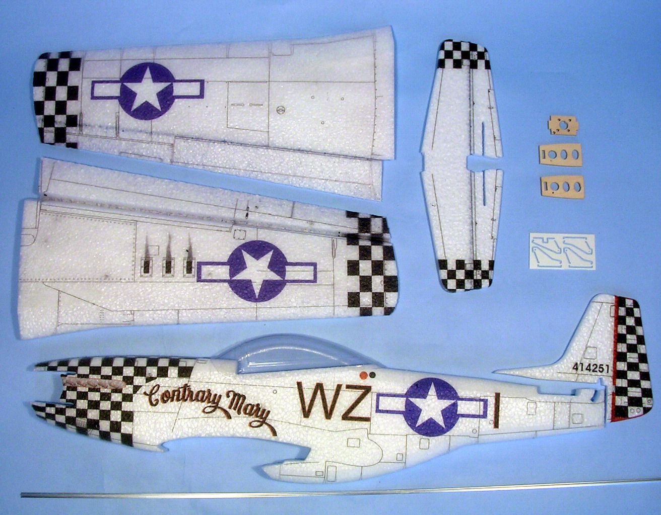 Sale Hacker Models P 51D Mustang 4CH ARF Ships Free