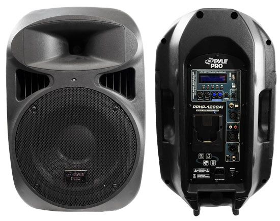 Pyle 12 1000W Active 2 Way Loudspeaker with iPod Dock PPHP1299AI 