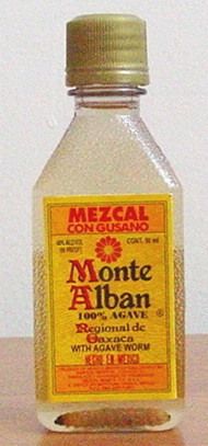 Miniature Monte Alban Mezcal Con Gusano Collectible