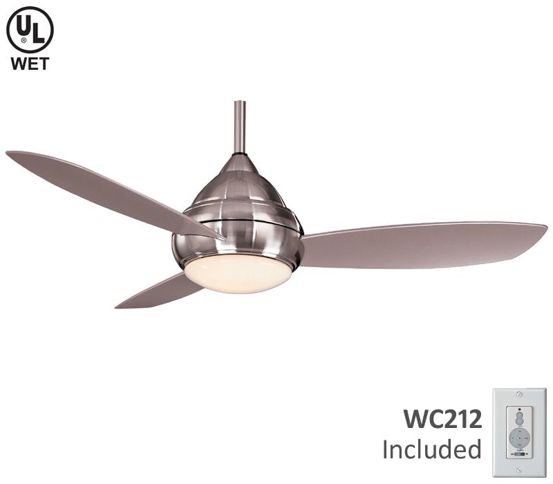 Minka Aire 52 Concept I F577 bnw Nickel Outdoor Fan