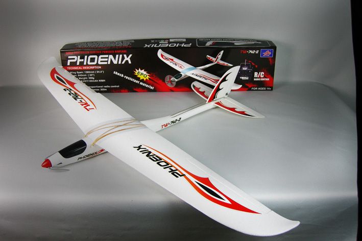 4CH Remote Control Phenix Air Glider RC Airplane RC RTF