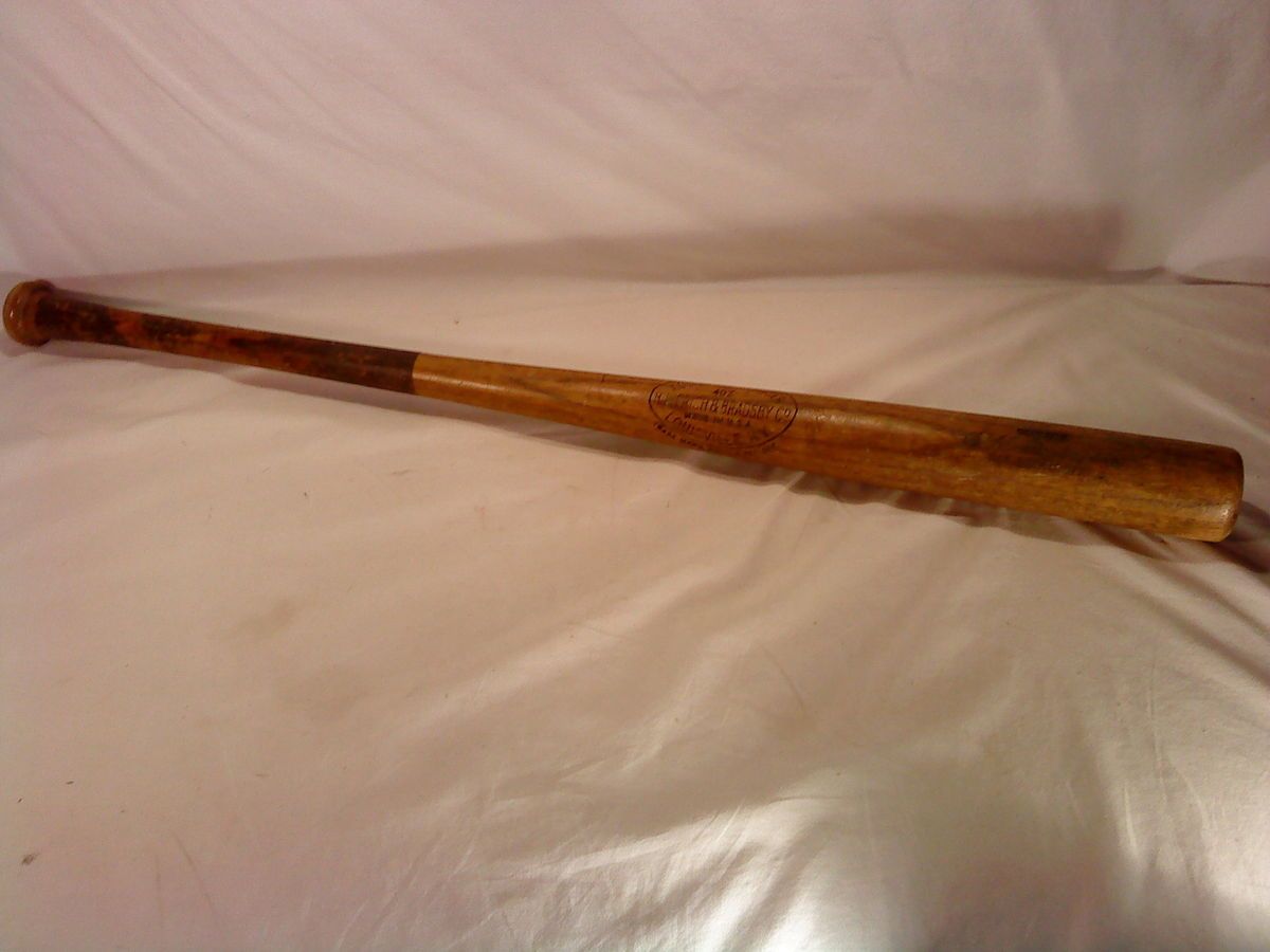 VINTAGE LOUISVILLE SLUGGER AL SIMMONS POWERIZED 40Z BASEBALL FULL SIZE 