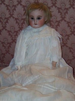 Armand Marseille Antique German Bisque Shoulder Head 1897 w Kid Body 