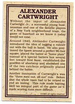 BU 1992 Alexander Cartwright Father of Baseball Proof Medal L K