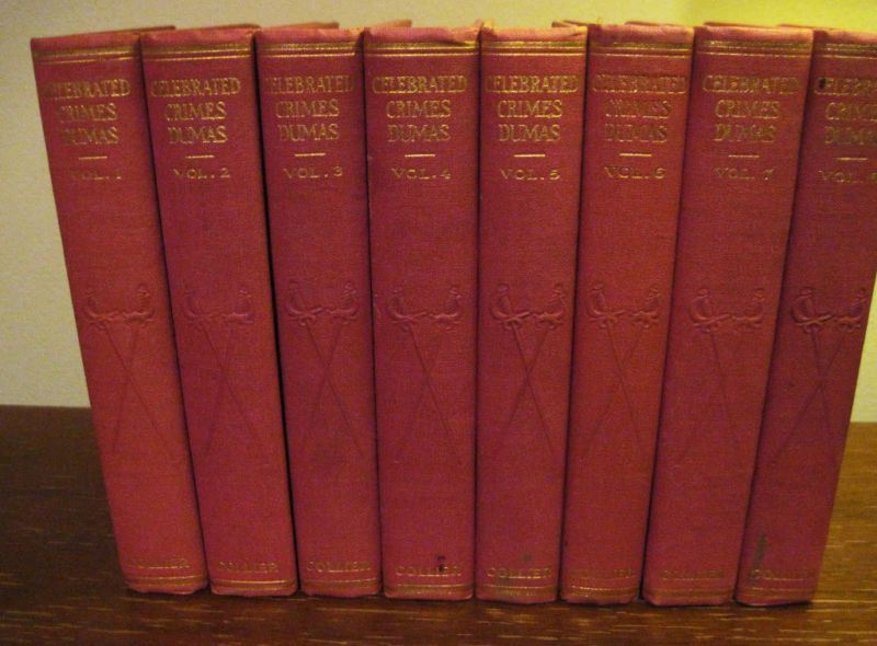 Set 8V Celebrated Crimes Alexandre Dumas RARE Classic