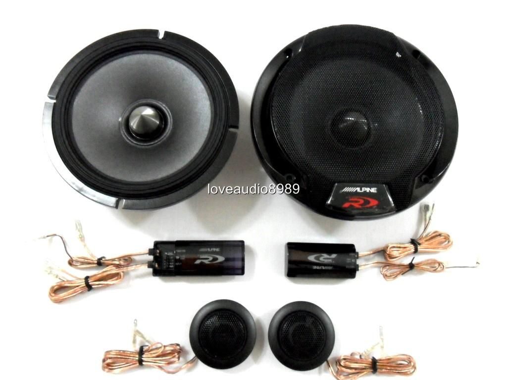 2011 Alpine SPR 60C Type R 6 5 Component 2 Way Speaker